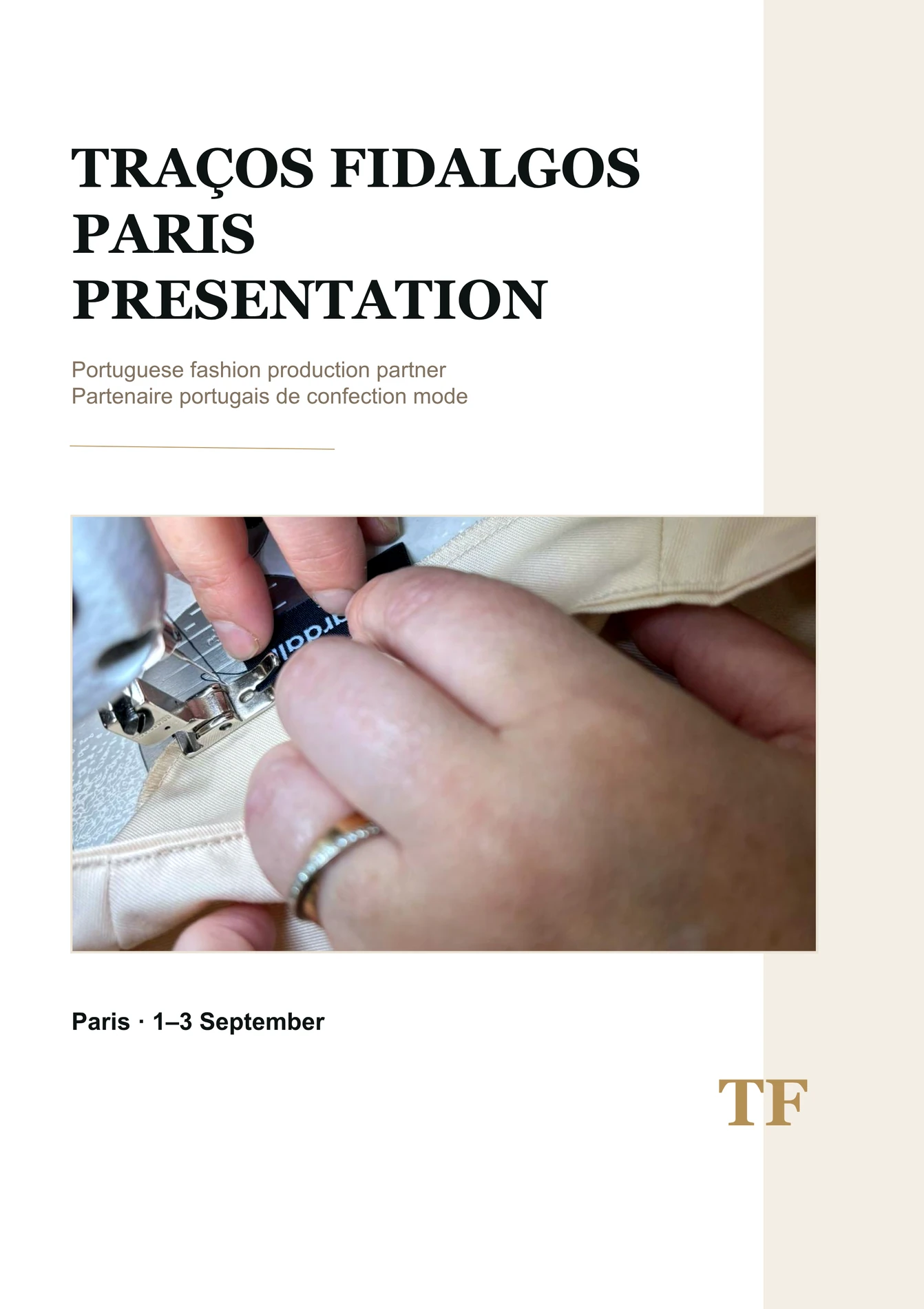 Traços Fidalgos Paris booklet page 01