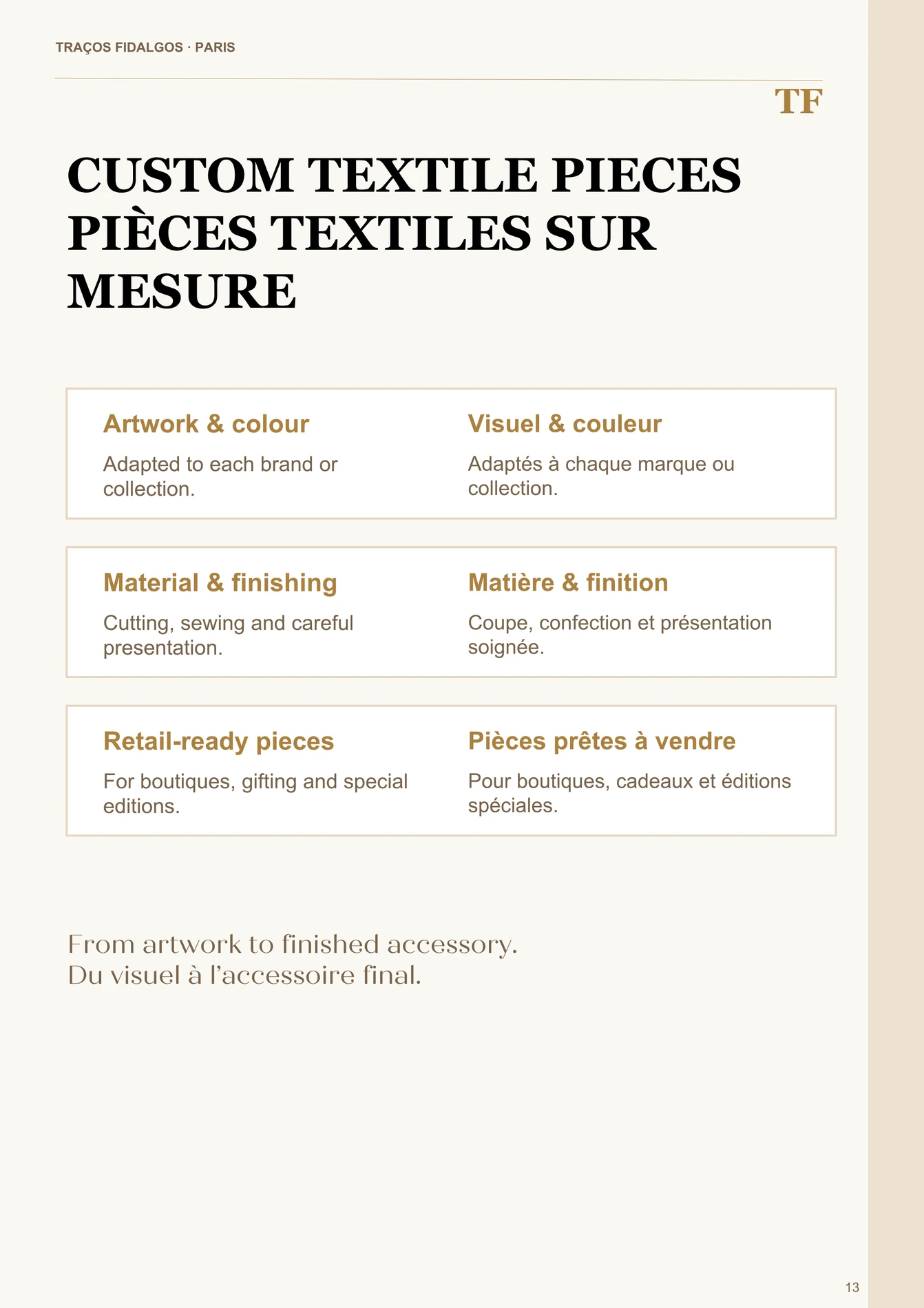 Traços Fidalgos Paris booklet page 13